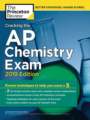 cover image of Cracking the AP Chemistry Exam, 2019 Edition